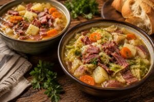 Corned Beef and Cabbage Soup