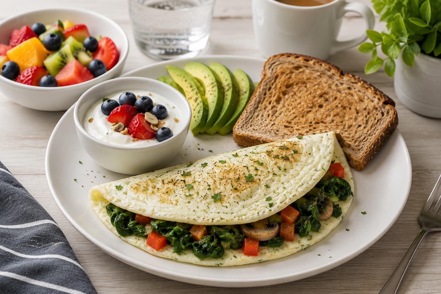 Egg White Omelette