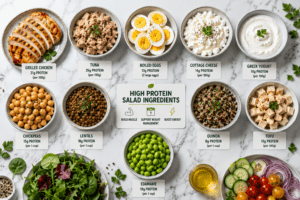 Healthy High Protein Salad