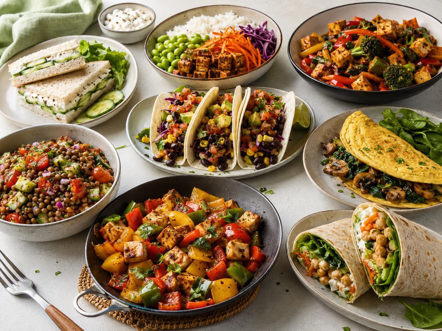 High Protein Vegetarian Meals