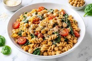High protein chickpea pasta