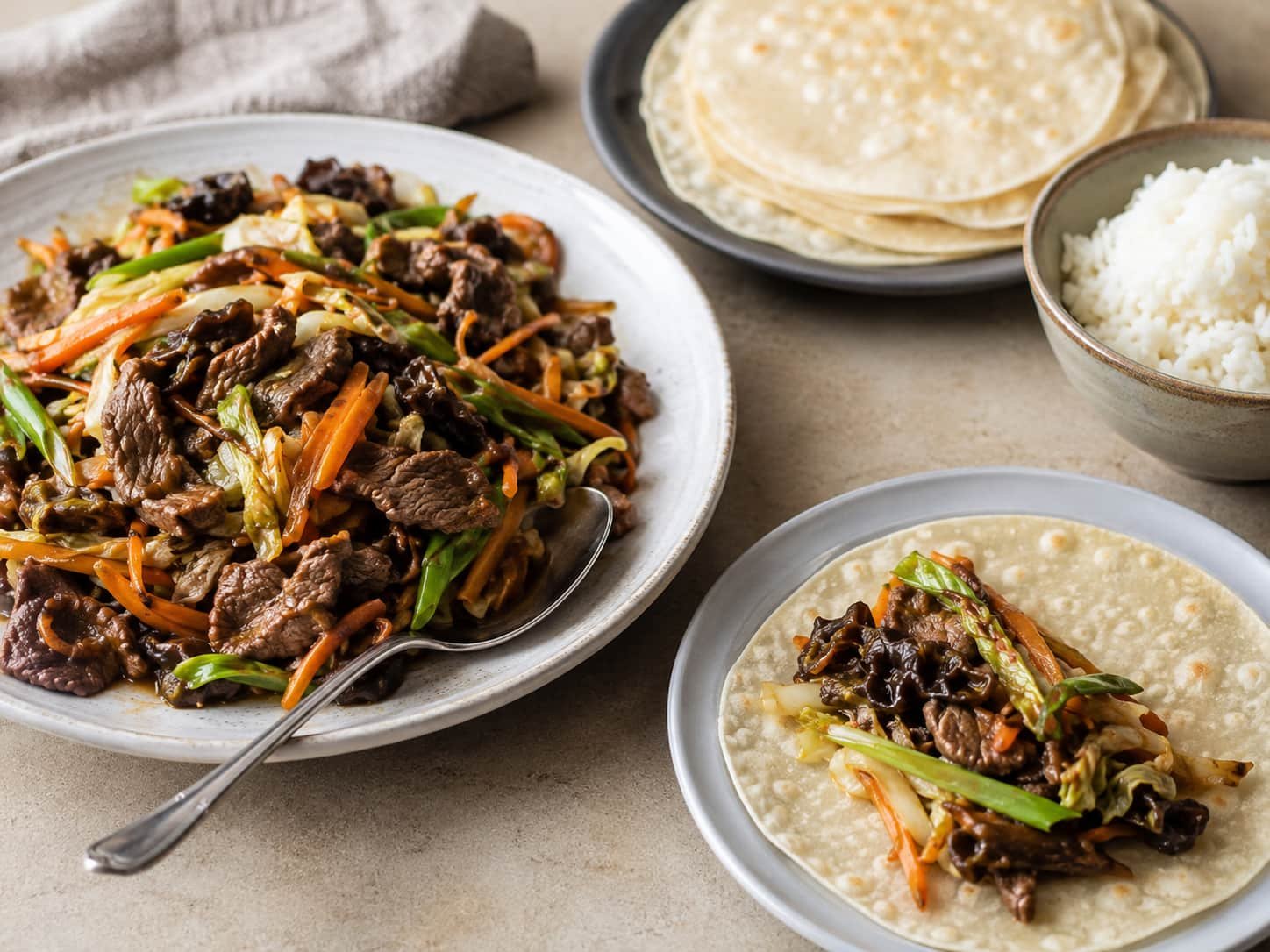 Moo Shu Beef recipes