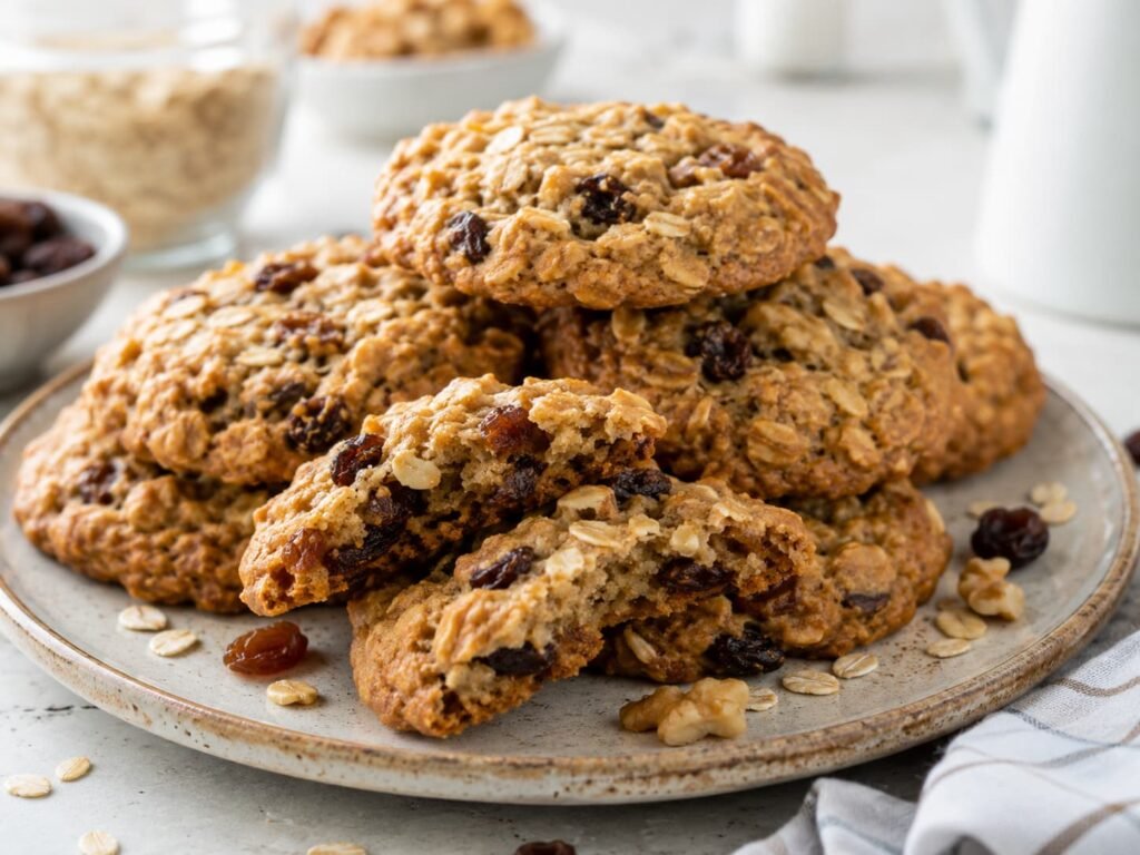 Oatmeal Raisin Walnut Cookies