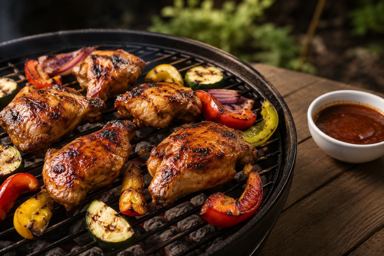 Visual comparison of jerk seasoning, jerk marinade, and thicker jerk BBQ sauce 