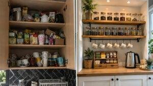 before and after kitchen remodel