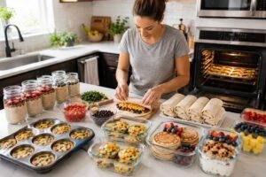 breakfast sandwich meal prep
