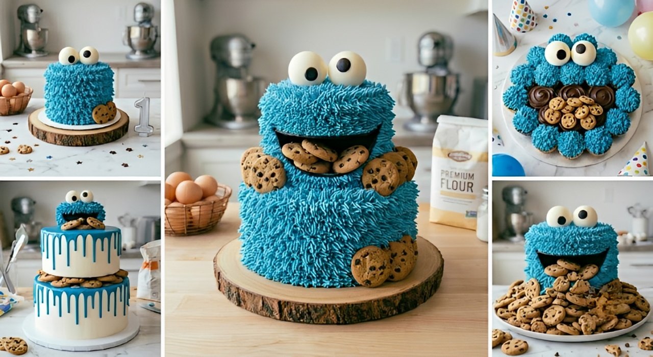 cookie monster cakes​