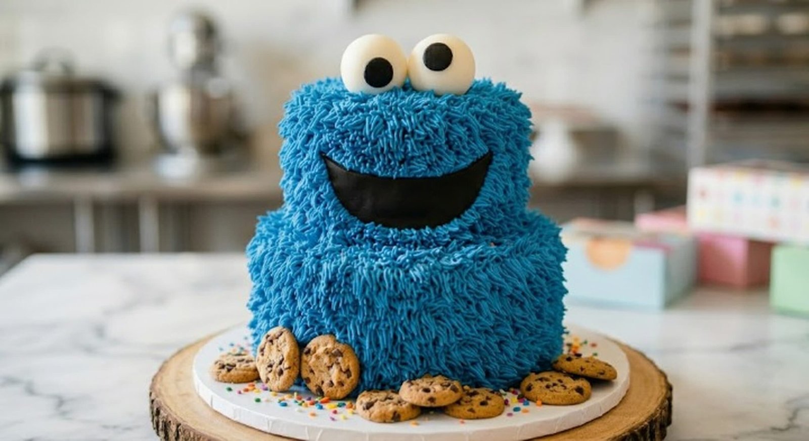 cookie monster cookie cake​