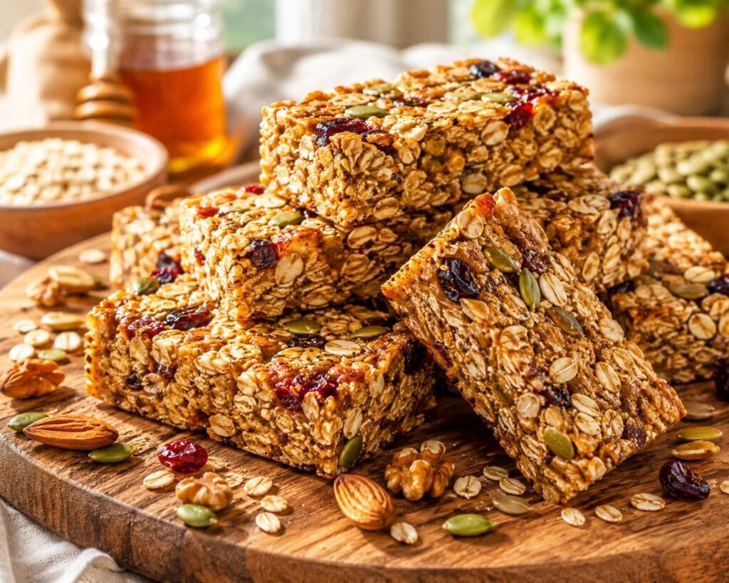 granola flapjack recipe healthy​