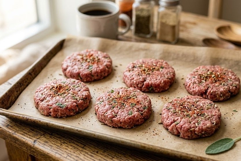 ground beef breakfast sausage