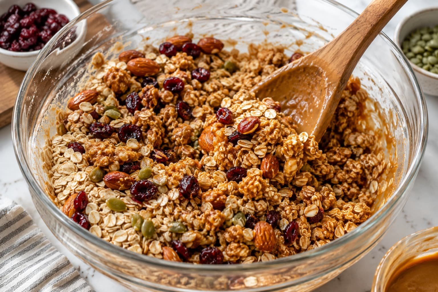 healthy granola flapjack recipe