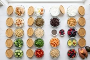 high protein high fiber meal prep