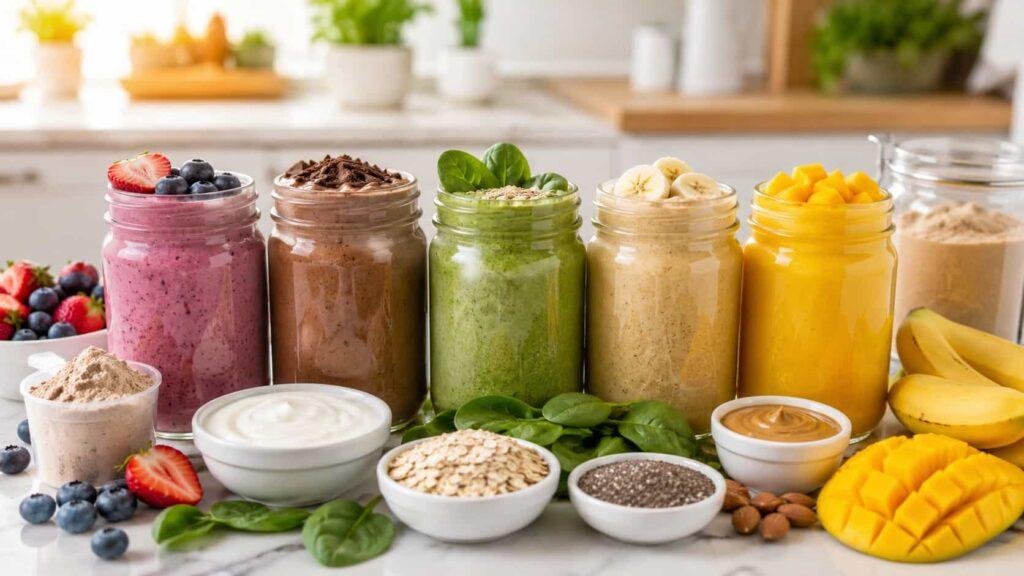 high protein smoothie recipes