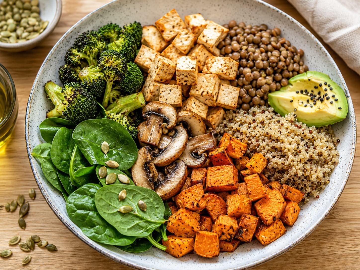 high protein vegetarian meals for weight loss