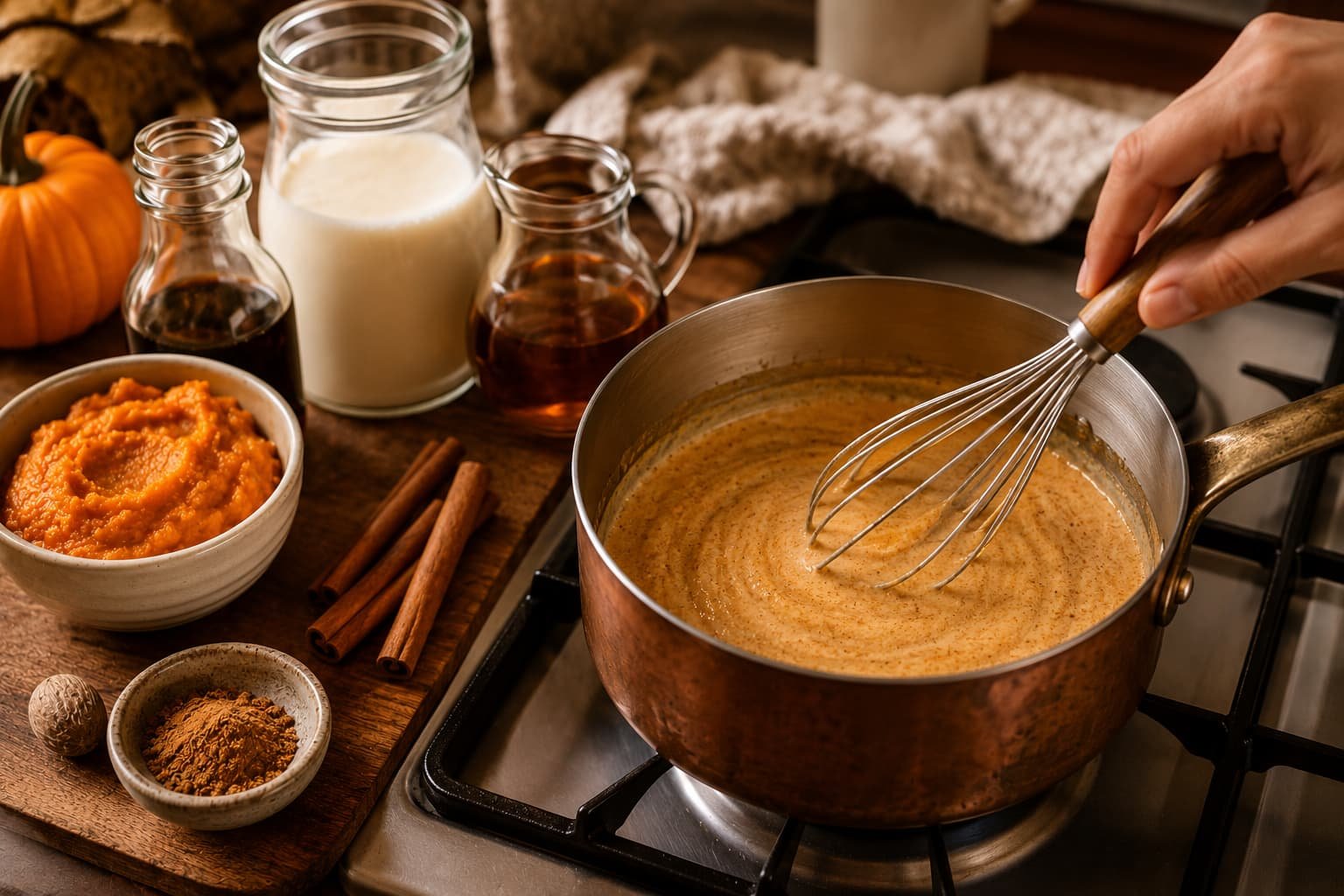 homemade coffee creamer pumpkin spice