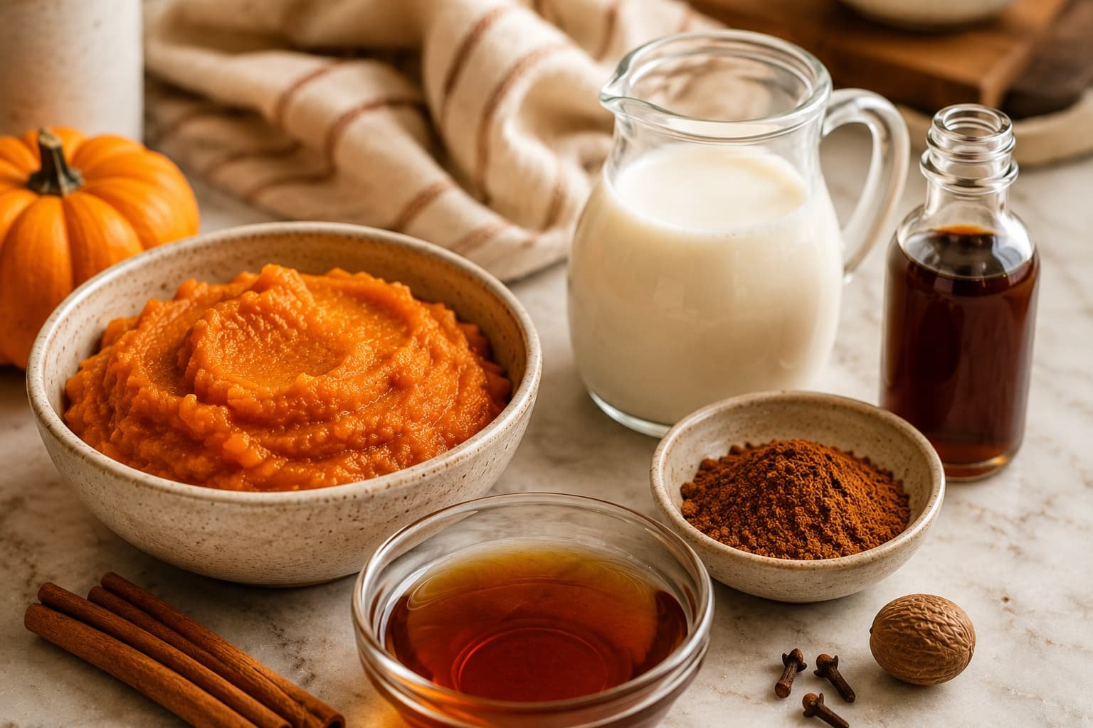 homemade pumpkin coffee creamer