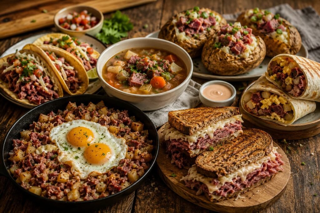 leftover corned beef recipes