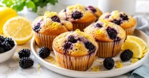 lemon blackberry muffins