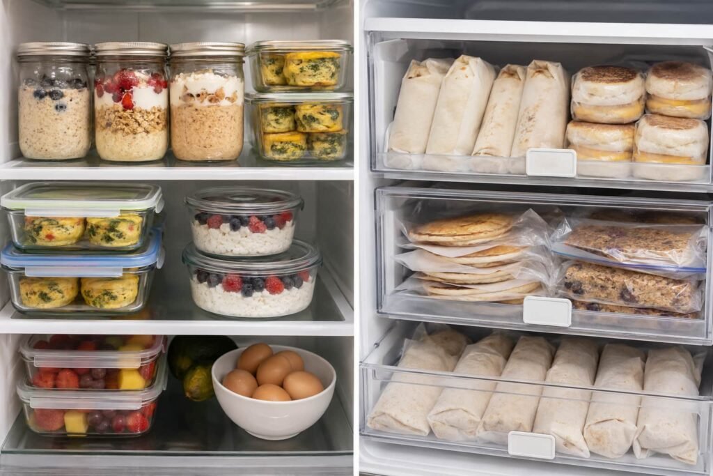 meal prep breakfast burritos