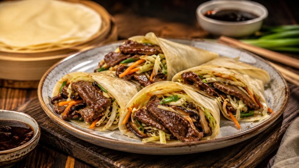 moo shu beef​