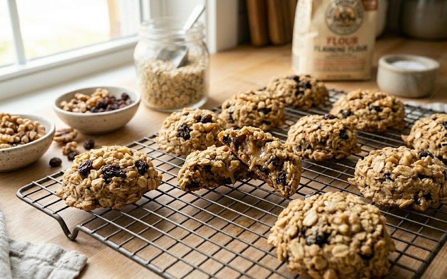 oatmeal raisin cookies with walnuts​