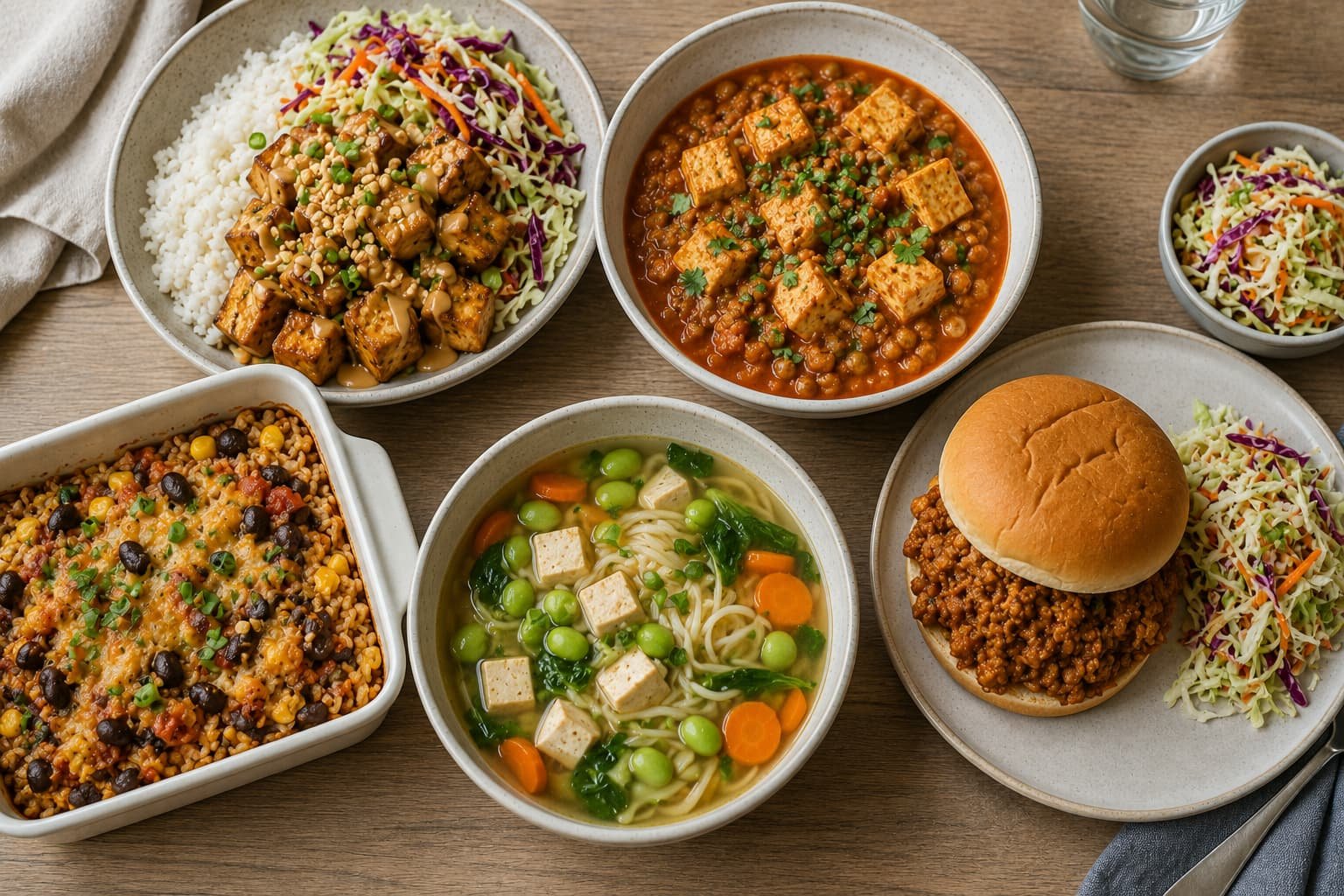 Affordable tofu and soy meals