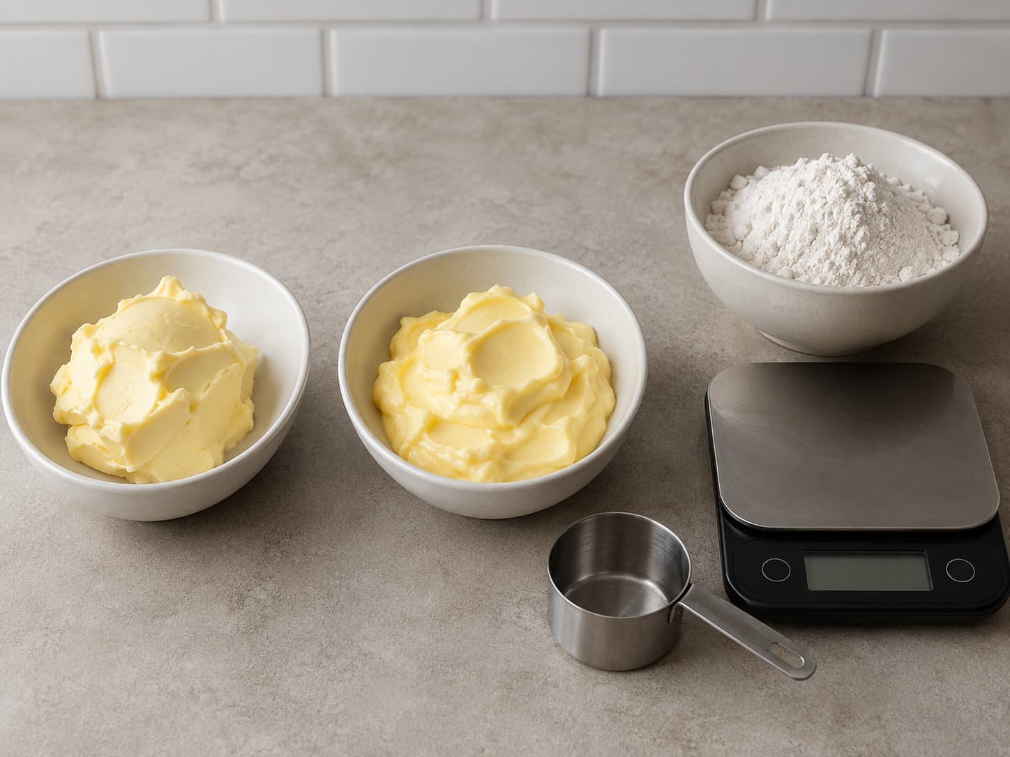 Butter temperature and flour measurement shown as factors that may affect sugar cookie texture and spreading