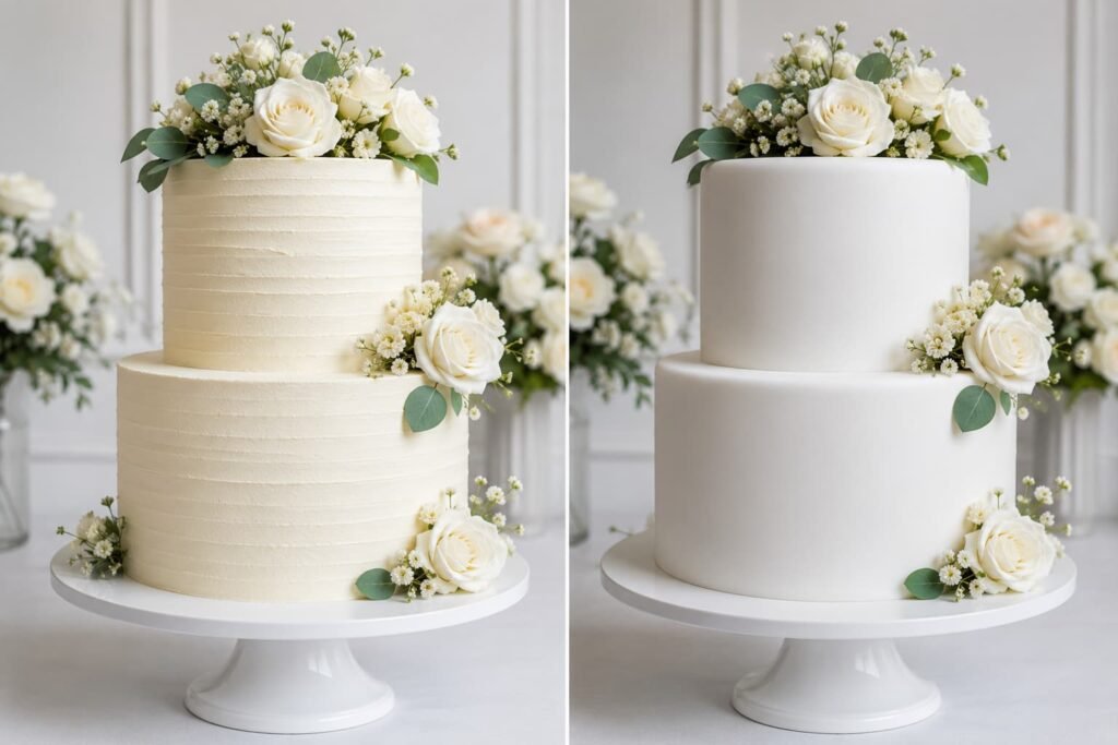 Buttercream vs Fondant