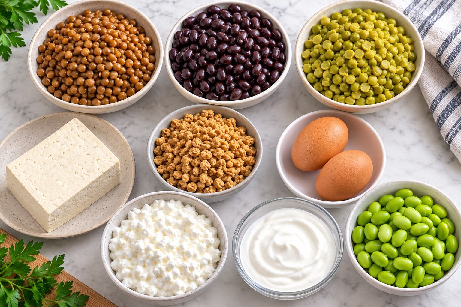 Cheap high-protein vegetarian meals with beans