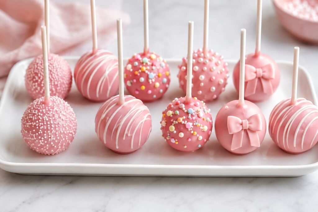 Pink Cake Pop
