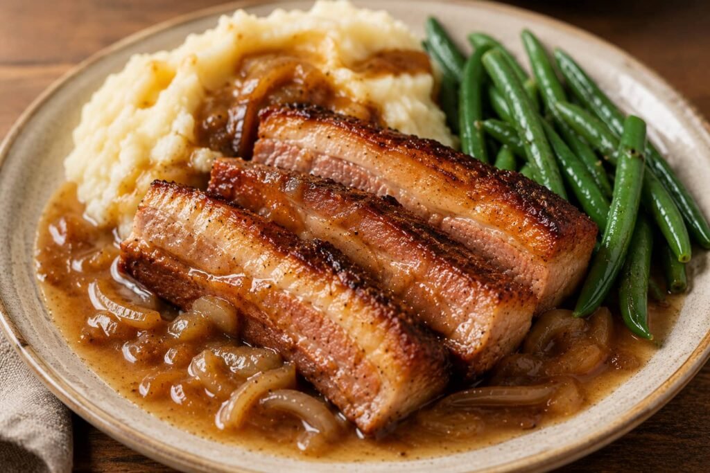 Slow Cooker Pork Belly