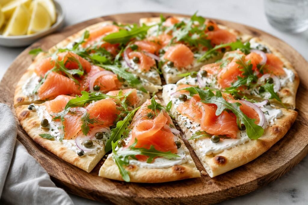 Smoked Salmon Flatbread