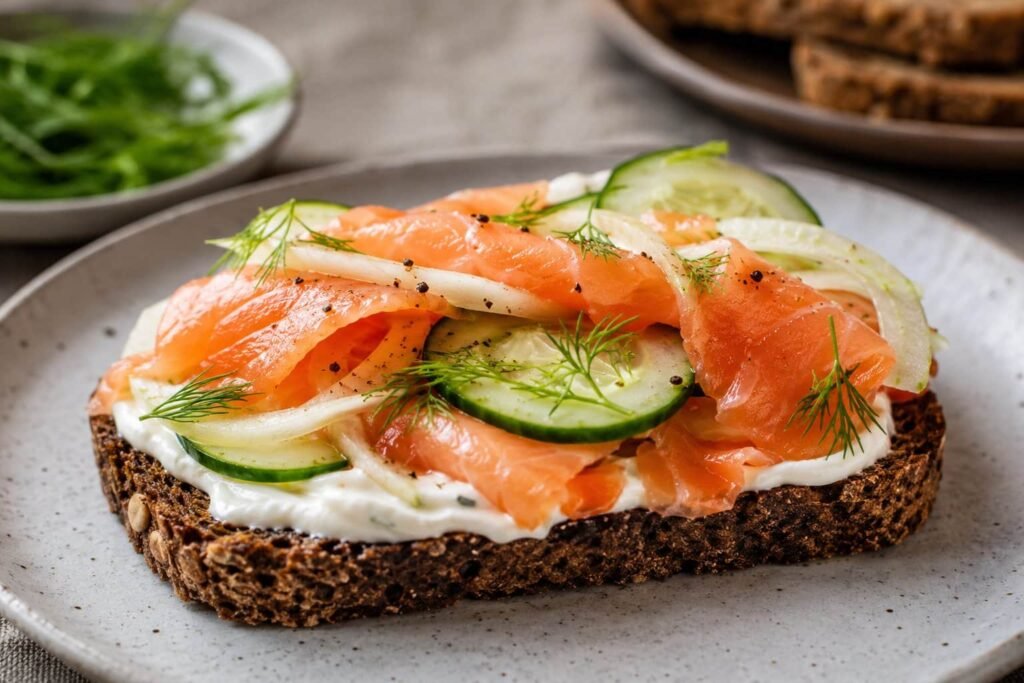 Smoked Salmon Sandwich