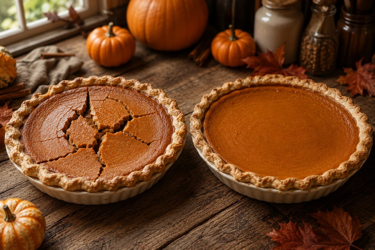 baked pumpkin pie