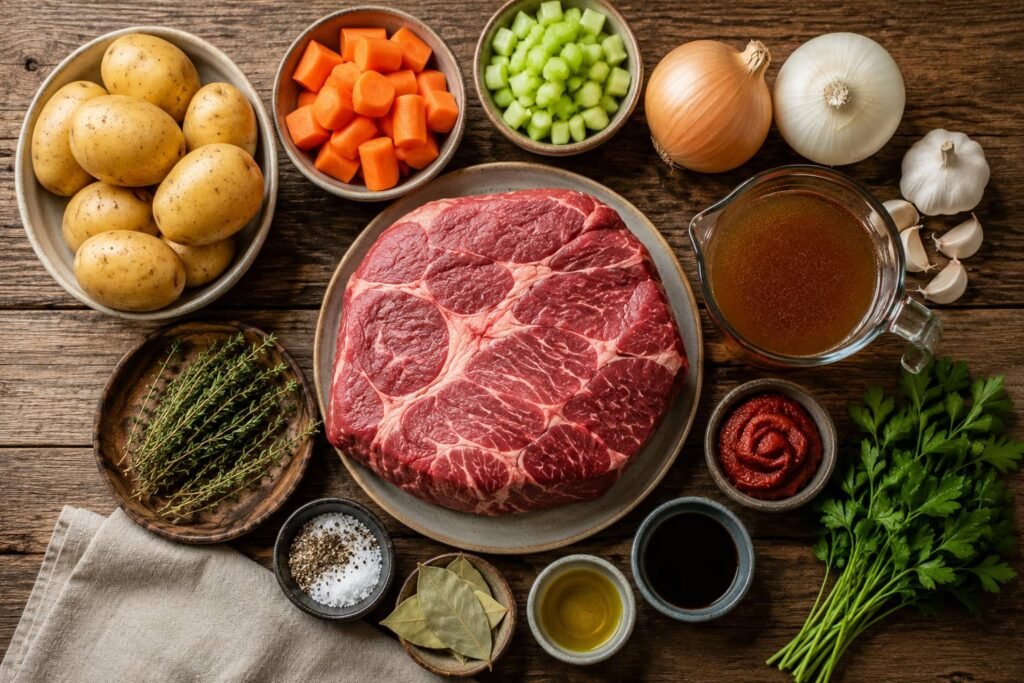 beef stew Ingredients