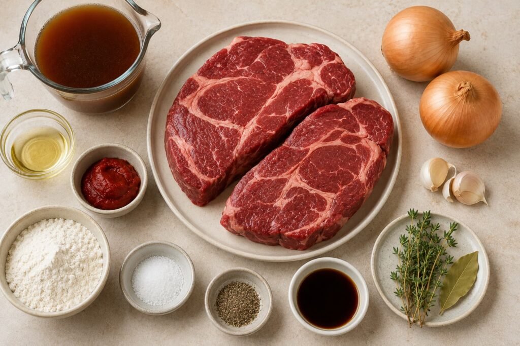 braised chuck steak