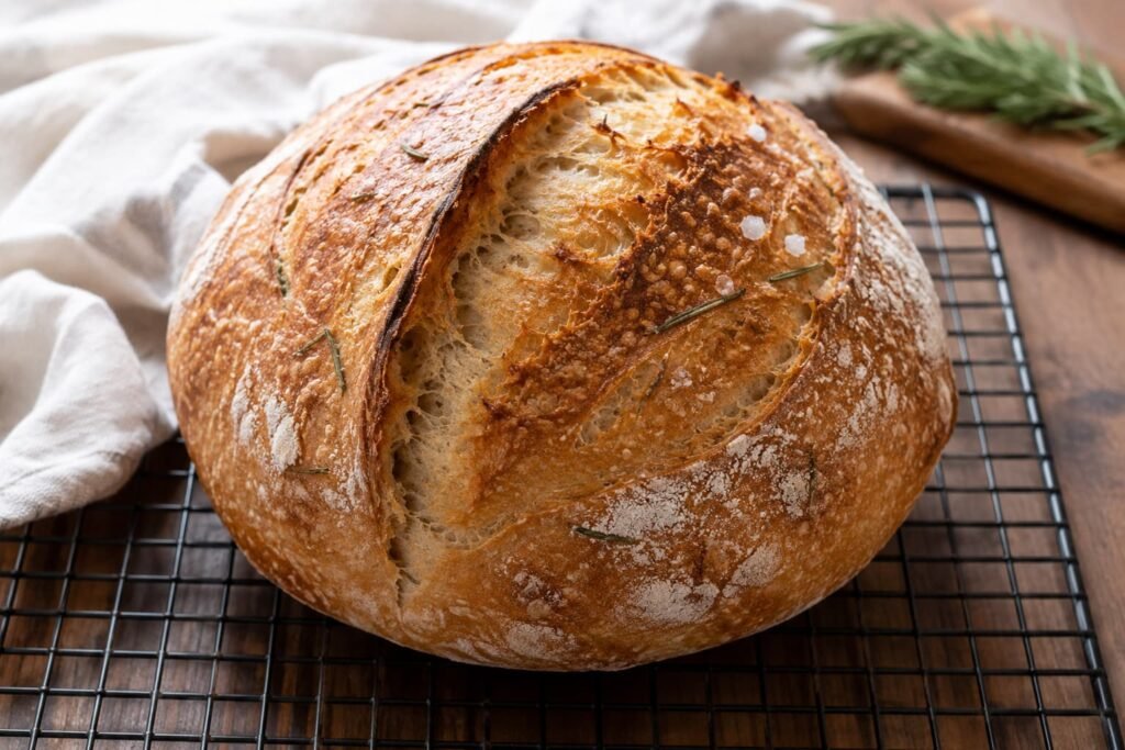 bread with sourdough starter