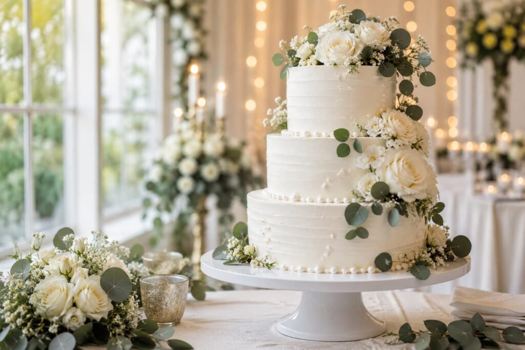 buttercream wedding cake
