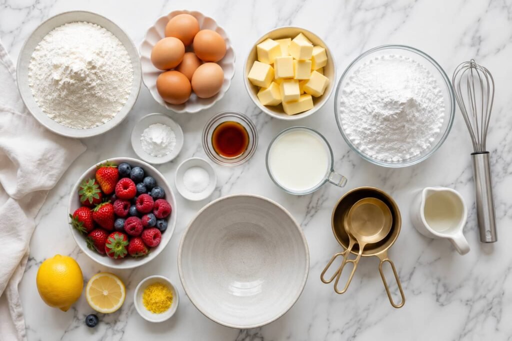 cake ingredients