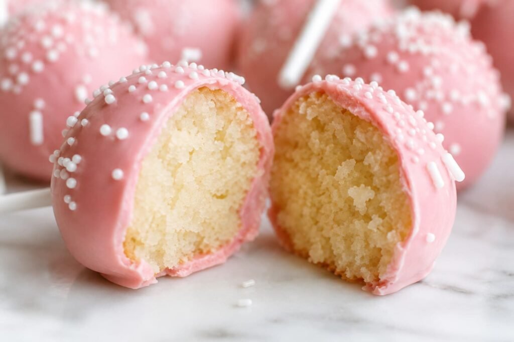 cake pops pink