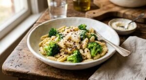 cavatelli and broccoli