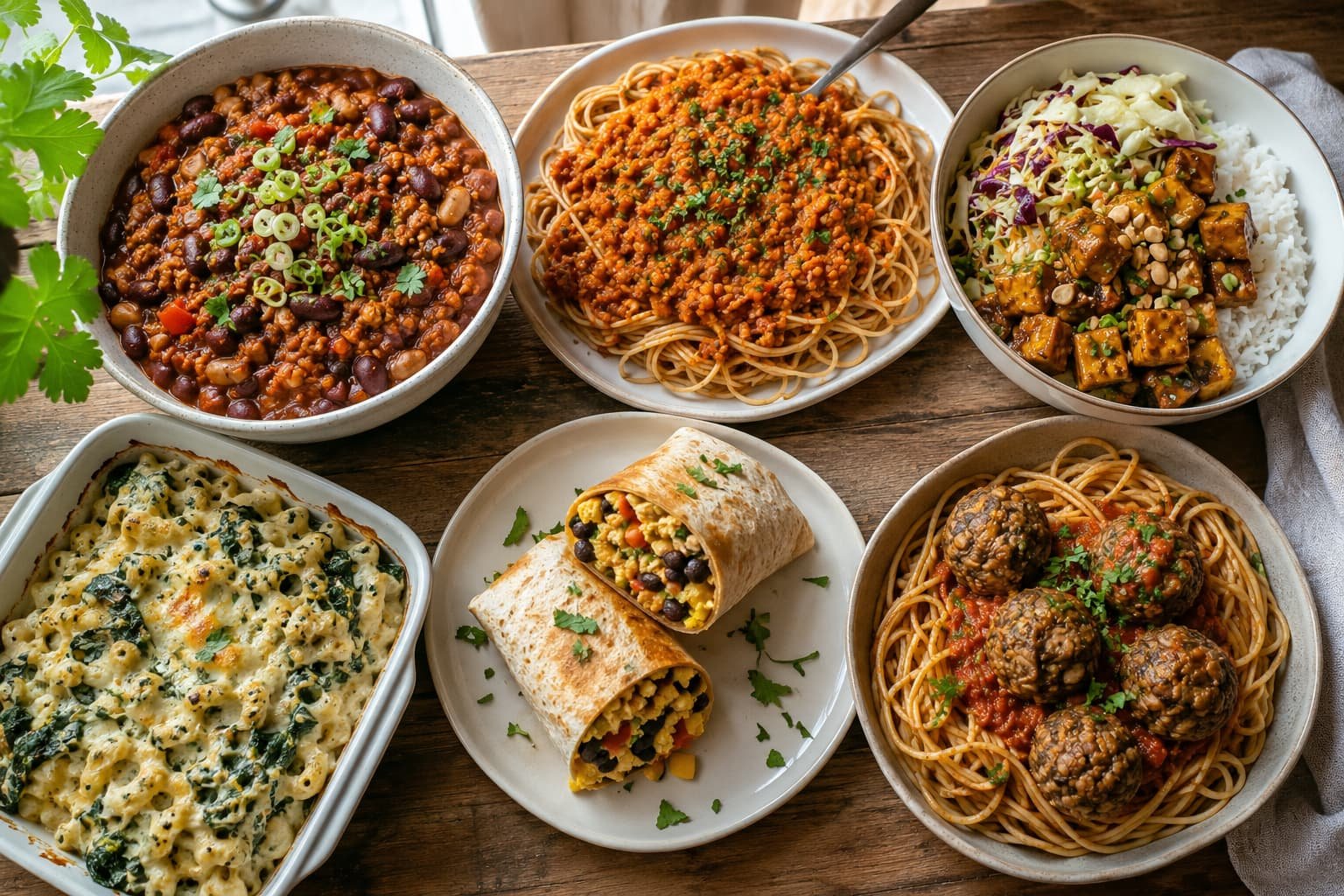 cheap high protein vegetarian meals