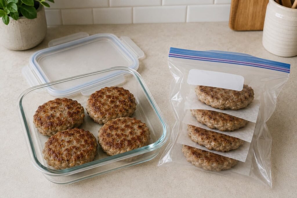 chicken sausage patties