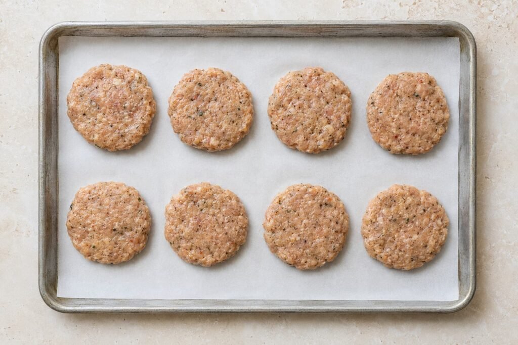 chicken sausage patties