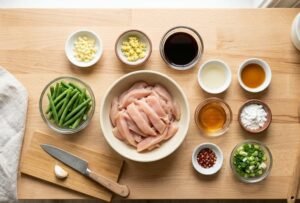 chinese green beans and chicken