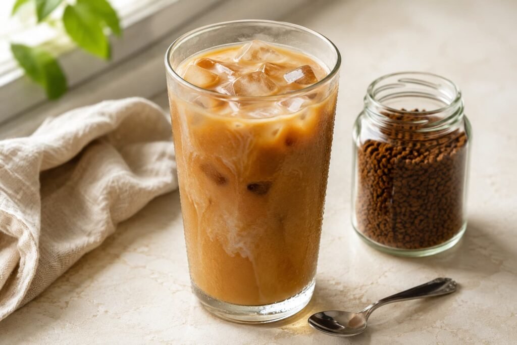 coffee with instant coffee