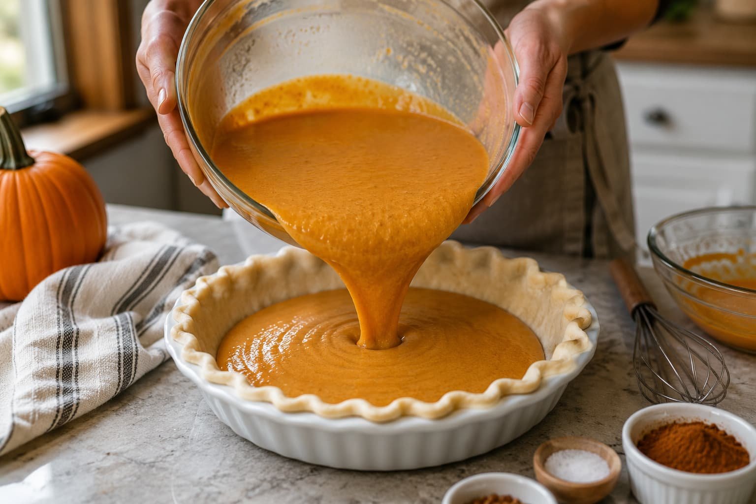 creamy pumpkin pie
