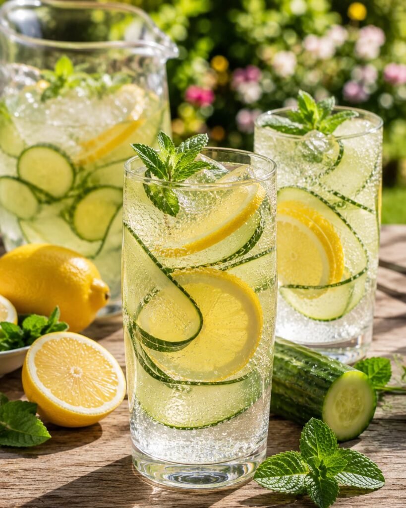 cucumber lemon drink