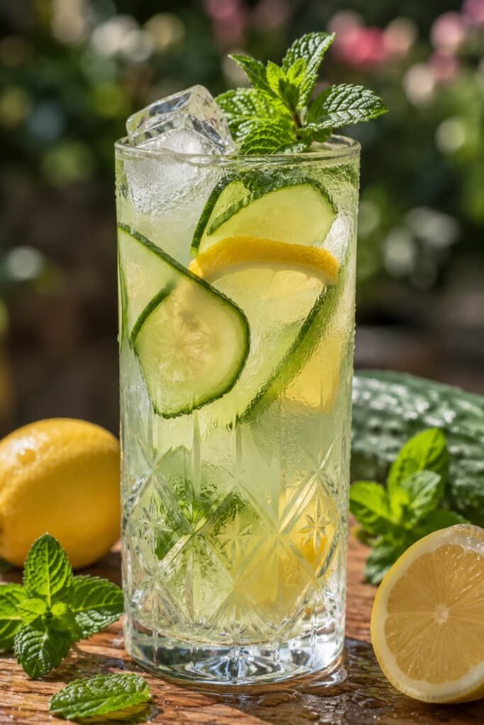cucumber mint lemonade