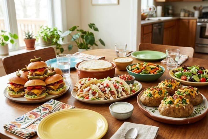 dinners with bacon